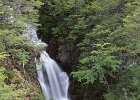 Streaming waterfall at the high point of the trek. : Ushuaia Trekking Tour