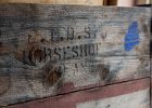 Crate left behind. FIDS = Falkland Island Dependency Service. : Horseshoe Island