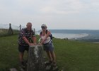 Kim &#38; Derek at the (nearly) highest point.